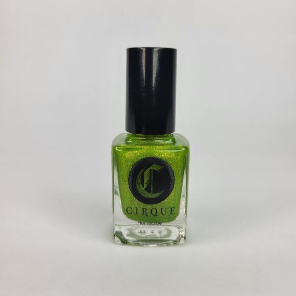 Cirque Nail Polish "Panacea" NEW Green Glitter Shimmer Holo - Picture 3 of 8